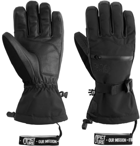 Picture Damen Palmer Handschuhe, a Black, EU 6