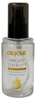 Dekse Argan Therapy Hair Serum 100ml I Haarserum I Anti-Frizz Behandlung von trockenem, sprödem & strapaziertem Haar I Haarkur gegen Spliss & Haarbruch I Treatment für Glanz & Geschmeidigkeit