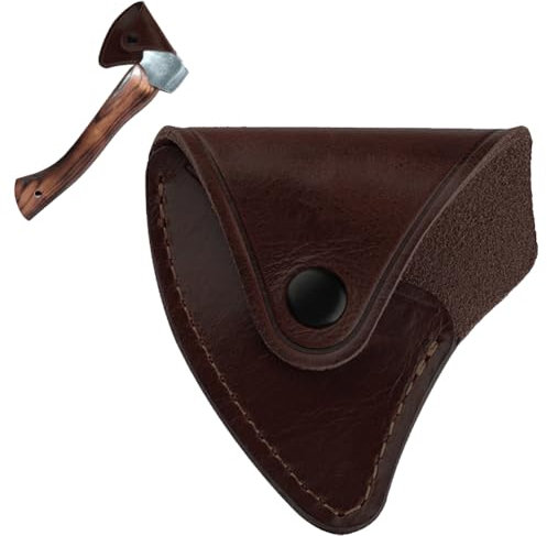 Zghhc Axt-Abdeckung, 1-teilige Axt-schutzhülle, Dicke Leder-axt-hülle, Outdoor-axt-Klinge-Abdeckung, Mantel, Kopfholster, Beil-Schutz