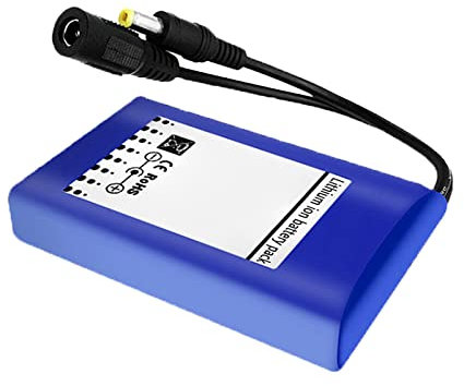 Batterie au Lithium, Batterie au Lithium polymère 12 V 6,8 Ah, Batterie Lithium-ION Rechargeable Portable, Convient pour Bande Lumineuse LED, Outils électriques, Haut-parleurs, sur