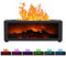 WingFly Difusor de chimenea, difusor de llama con 7 luces de color, difusor de aceite esencial de 150 ml con temporizador y apagado automático sin agua para el hogar o yoga (negro)