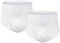 Sensalou Lot de 2 culottes d'incontinence pour incontinence - Taille S - Paquet de test pour adolescents et jeunes adultes - Couches absorbantes - Culottes de protection pour femmes et hommes - Jour