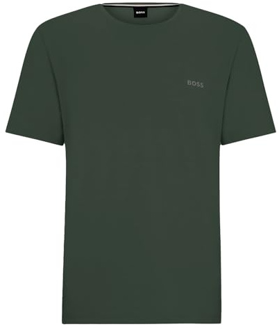 BOSS Men's T-Shirt Crew Neck Shirts Short Sleeve Shirt Crew Neck, Open Green, 3XL