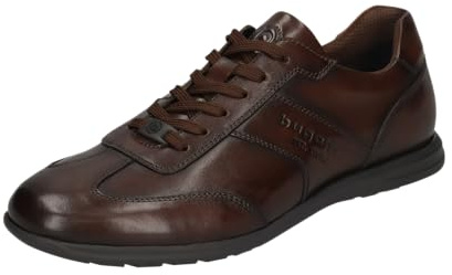 Bugatti 311A9Q144000-1000 Schnürhalbschuh Glattleder Herren in schwarz