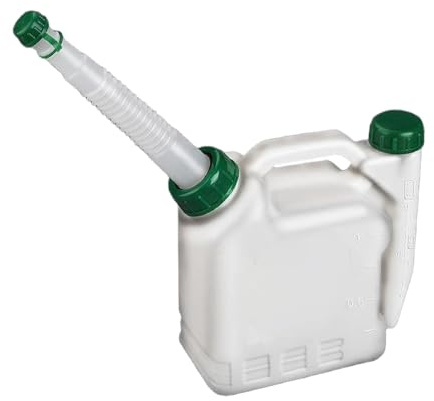 F Fityle Botella para mezclar aceite, botella de proporción para motor de 2 tiempos con boquilla medidora y dispensadora de combustible, contenedor de, 1.5l