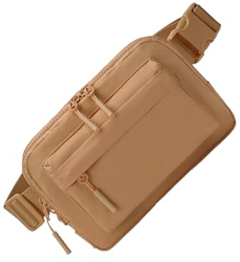 Gürteltasche, Handyhalterung, Geldbörse, wasserdichte Hüfttasche, für Urlaub, Outdoor, Reisen, Wandern, Fitnessstudio, Park, Training, Pendeln, Hellbraun, Refer to Description, Unisex