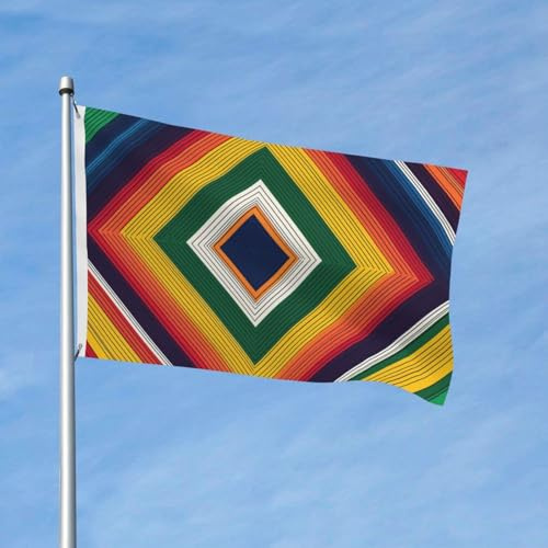Drapeau 90 x 150 cm - Décoration de jardin - Bannière robuste - Drapeau de l'Afrique du Sud - Bannière d'extérieur avec 2 œillets - Drapeaux de bienvenue pour les vacances en toutes saisons