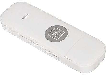 Acouto Modem WiFi USB 4G LTE avec Emplacement pour Carte SIM Routeur 4G Portable débloqué Haute Vitesse Hotspot de Voyage dans Le Monde Entier Les Ports Blancs Universels Fonctionnent avec Un Modem