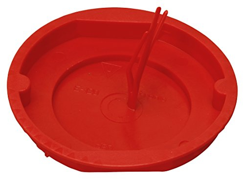 Kopp 357001002 Signaldeckel für Schalterdose, Durchmesser 60 mm, Isolierstoff, rot