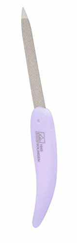 Becker Manicure Erbe Nagelfeilen Profifeile 7,5 cm Taschenklappfeile, lila 1 Stk.