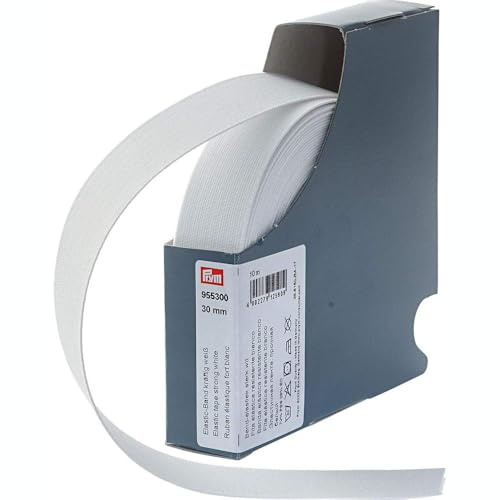 Prym Elastic Band Strong 30 mm White 72% PES 28% ED