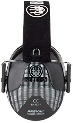Beretta Cuffie da Tiro Prevail con Guscio Colorato e Laccio Portacuffie, Fascia Moribida Regolabile e Cuscinetto in Schiuma Air-Gel, unisex