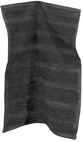 Cawö Gästetuch 1001 Noblesse Walk-Frottier anthrazit Größe 30x50 cm