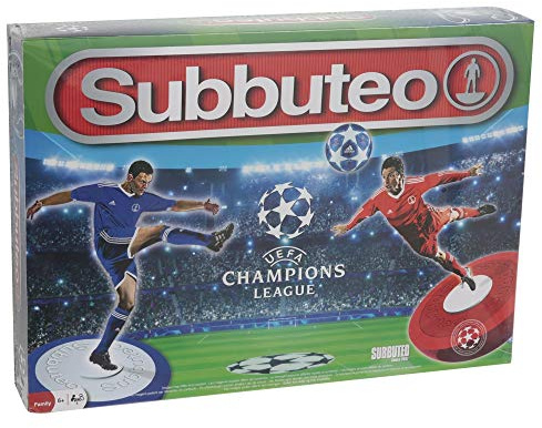 Giochi Preziosi GPZ03082 - Giochi Preziosi - Subbuteo Champions League Edition, con 2 Squadre, Accessori e Campo da Calcio, Multicolour