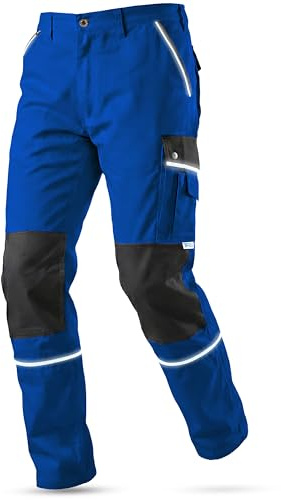 TMG Arbeitshose Herren mit Kniepolstertaschen Style in Übergrößen erhältlich - Robuste Arbeitskleidung für Männer, Bundhose Herren, Langlebige Arbeitshosen für Handwerker, Maler und Bauarbeiter