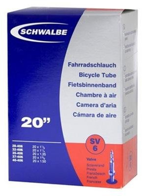 Fahrrad Schlauch SCHWALBE Fahrradschlauch SV 40 MM Sclaverandventil (Schlauch-Nr. 3 / 16)