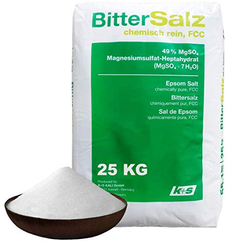 Elixir Gardens Pure Medical FCC Food Grade Organic Epsom Salts Various Sizes 300g-25kg | 25KG