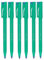 Pentel Blauer R50 Tintenroller, feine 0,8 mm gepolsterte Spitze, 0,4 mm Strichbreite, 77 % recycelt, 6 Stück