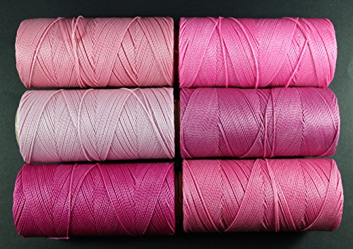 FILO CERATO LINHASITA BRASILIANO COLORE ROSA 6 BOBINES