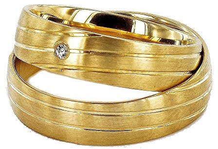 JC TRAURINGE 585er EHERINGE GELBGOLD J906