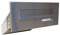 D-041 Edelstahl Mauerdurchwurf Briefkasten mit Klingel (Tiefe: 23-38 cm) - LETTERBOX24.de