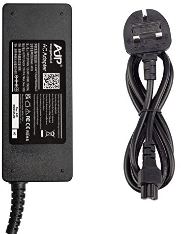 AJP New Ac Adapter 90W Replacement For HP Envy 23xt Beats Special Ed All-in-One PC, 23-n110xt; Pavilion 23z Touch All-in-One PC, 23-q050z Laptop Charging Unit PSU With UK Power Cord + 1 Year Warranty