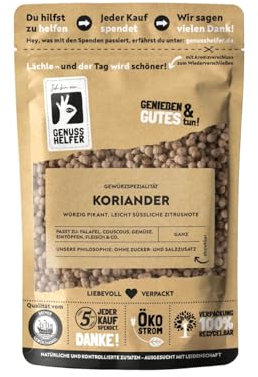 Bremer Gewürzhandel Koriander, ganz, Koriandersamen zum Kochen und Backen, 10 x 75g