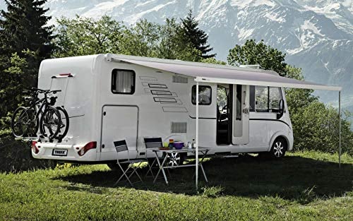 Thule Markise Omnistor 8000 weiß 500 grau Wandmarkise Sonnendach Fahrzeug Markise Sonnenschutz