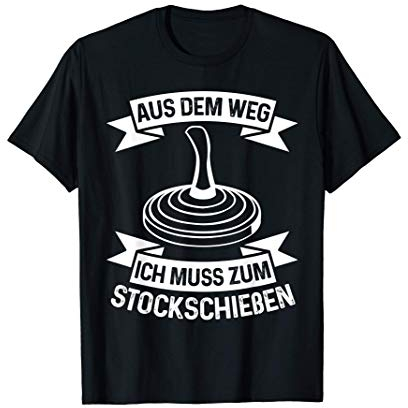 Stockschießen Eisstockschütze Stockschütze Geschenk T-Shirt