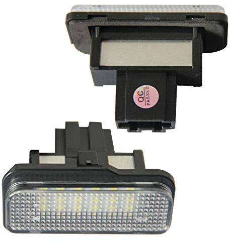 ConBlom Für W203 5D W211 W219 5D LED Kennzeichenleuchte Hochleistungskennzeichenleuchte 2er-Pack
