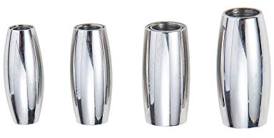 Airssory 8 Sets 3/4/5/6 mm Loch, Edelstahl, ovale Form, glatte Magnetverschlüsse, Schnalle, Magnet-Konverter für Lederarmbänder, Herstellung von Erkenntnissen