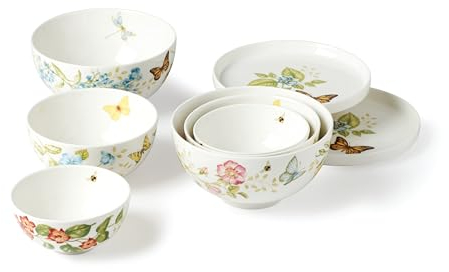 Lenox Butterfly Meadow Luna Nesting Geschirr-Set, 4,9 kg, mehrfarbig
