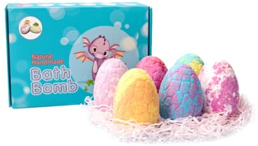 New Children's Bath Bomb-Fun Puzzle mini Dinosaur Egg or Cartoon Bubble Set, Bubble Bath, Suitable for 3-10 Years Old (Dinosaur)