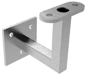 Sellon24® Supporto per corrimano in acciaio inox LED per corrimano in legno ringhiera scale corrimano 4111-000 LED