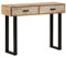 vidaXL Mangoholz Massiv Konsolentisch Industrie-Stil Konsole Beistelltisch Sideboard Flurtisch Wandtisch Frisiertisch 100x30x75cm Eisen