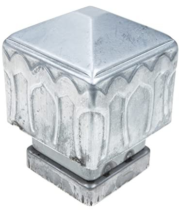 Yardwe Fence Post Caps Sealing Cover Post Caps for Iron Fence Easy Installation Outdoor Use Suitable for Durable Barrier Column