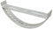 DAPRONA Halter für Laufrost, verzinkt Silber 25cm, Trittstufe, Dachtritte für Schornsteinfeger