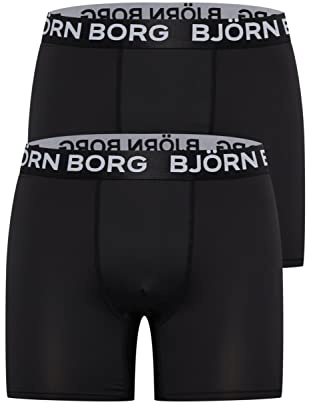 Bjorn Borg Performance Boxer 2P Black