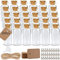 Cieex kleine Gläser mit Korken, 30 Stück Mini Glasflaschen mit Korken,10ml Kleine Fläschchen zum Befüllen für Hochzeit Party Zubehör Dekorationen Geschenke