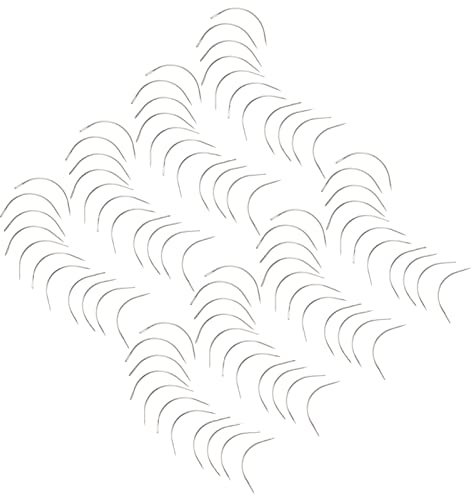 VICASKY 100piezas Agujas De Tapicería Curvas Herramientas Manuales Agujas De Cuero Para Coser Mano