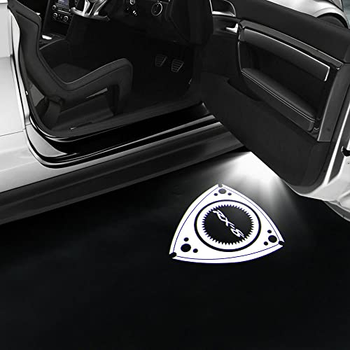 JIOWAX Car Door Logo Light Projector for Mazda RX-8 2003-2015 2016 2017 2018, LED Puddle Lamp Lights Welcome Projector Ghost Shadow Emblem Lights Car Door Welcome Courtesy Step Light,2pcs