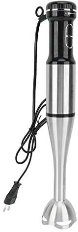Elektrischer Stabmixer, 1000 W Mehrzweck-Handmixer Spritzfreier Tragbarer Mini-Stabmixer aus Edelstahl mit Becher für Shakes und Babynahrung
