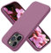 OTOFLY Compatible with iPhone 15 Pro Case, Silicone Shockproof Slim Thin Phone Case for iPhone 15 Pro(6.1 inch), (Lilac Purple)