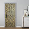 Türtapete Selbstklebend 95X210 Golden Türtapete Selbstklebend Türposter,Fototapete Selbstklebend 3D Pvc Türaufkleber Diy Türbild,Türfolie Poster Tapete