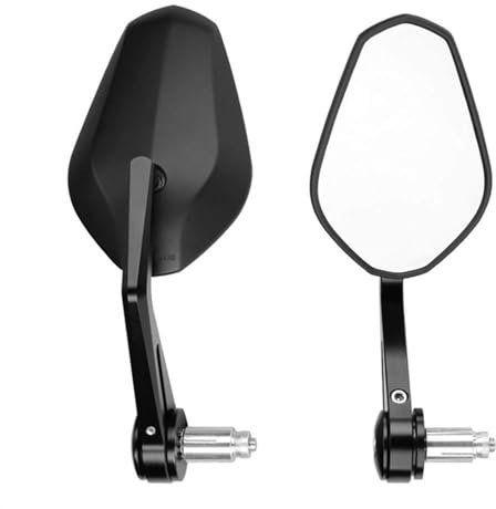 IITA Motorrad Spiegel Rückspiegel Motorrad-Lenkerendspiegel Seitenspiegel Für 7/8 Zoll/22 Mm Lenker Für Z750 Für LTZ 400 Für Z1000 Spiegel Für Motorrad (Größe : 2)