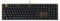 CHERRY KC 200 MX, Teclado Mecánico de Oficina con Placa de Metal Anodizado, Distribución de Teclado Europeo (QWERTY), con Cable, Switches MX2A SILENT RED, Negro/Bronce