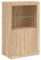 vidaXL Beistellschrank, Sideboard mit viel Stauraum, Kommode Schrank mit LED-Leuchten, Anrichte Wohnzimmerschrank Standschrank, Sonoma-Eiche Holzwerkstoff