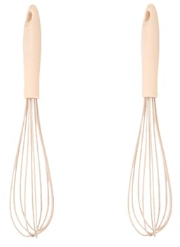 Juego De Batidores De Silicona De 2 Piezas, Batidor Profesional Antideslizante Recubierto De Silicona Herramientas De Cocina Gourmet Herramienta Para Batir Y Batir Para Cocinar