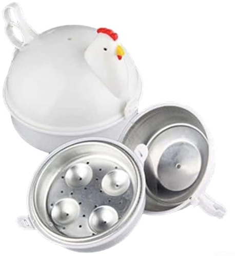 Prepara uova perfette ogni mattina con questo cuociuova per microonde che le mantiene fresche e saporite. Cuocere le uova facilmente e in modo nutriente