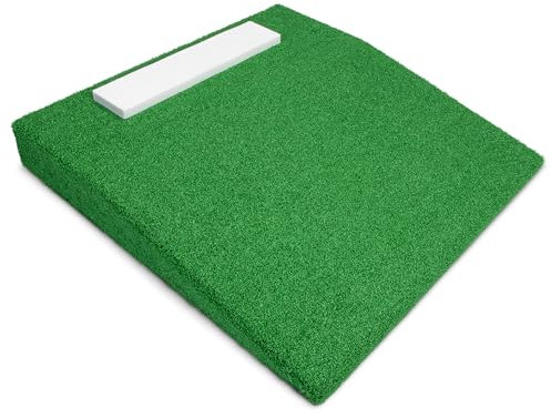 GoSports Portable Pitching Mound for Baseball Pitchers - 30 x 30 x 4 Inch